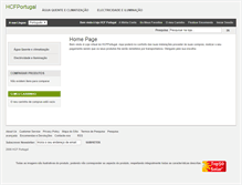 Tablet Screenshot of hcfportugal.com